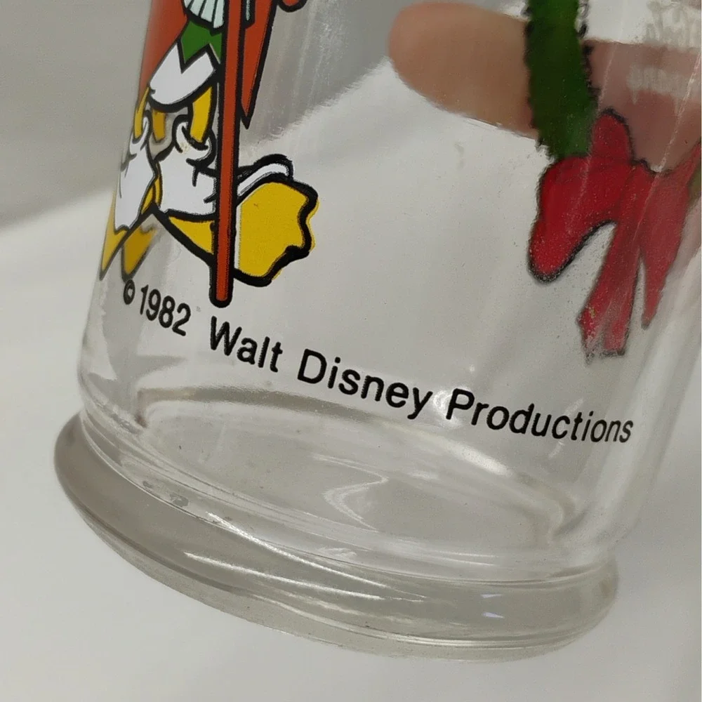 Vintage 1982 Mickey's Christmas Carol Glass Scrooge McDuck Disney Coca Cola Coke